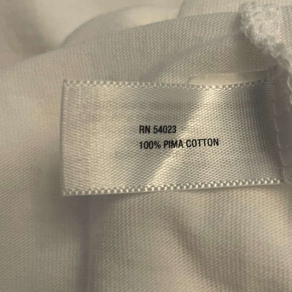 NWOT GAP Pima Cotton Flutter Sleeved Fitted Tee White Size M - Picture 4 of 7